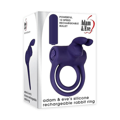 Silicone Rechargeable Pleasure C-Ring by Adam & Eve Sextoys