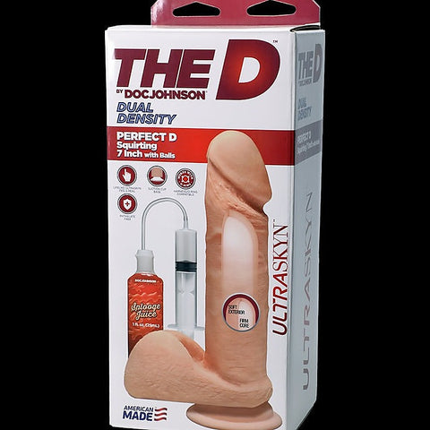 The D Squirting Realistic Dong and Balls by Doc Johnson
