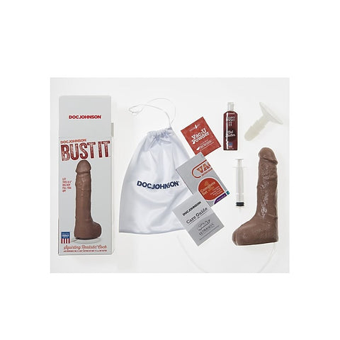 Bust It 8.5 Inch Squirting Realistic Cock by Doc Johnson