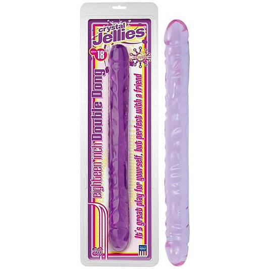 Crystal Jellies 18'' Double Dong by Doc Johnson