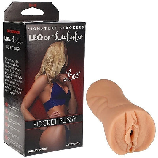 Leo of Leolulu UltraSkyn Pocket Pussy by Doc Johnson