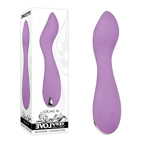 Lilac G Curved G Spot Massager by Evolved