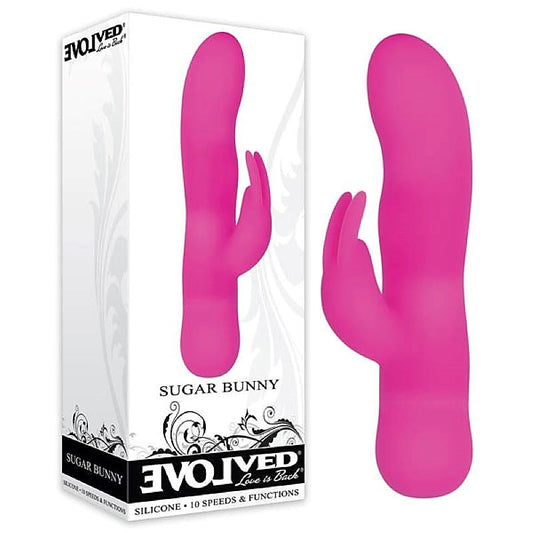 Sugar Bunny Silicone Rabbit Vibrator by Evolved
