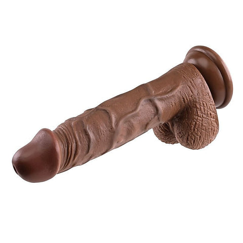 Realistic Dildo - 8 Inch Dark Delight by Evolved