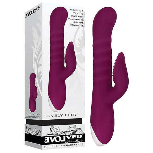 Lovely Lucy Burgundy Pleasure Enhancer by Evolved