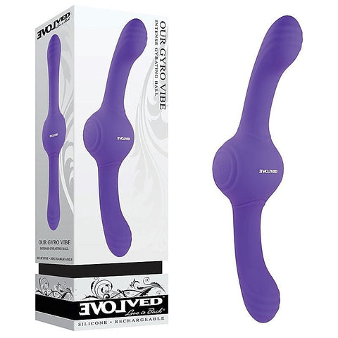Gyro Vibe Rechargeable Silicone Vibe by Evolved
