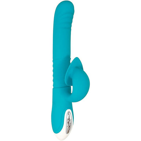 The Show Stopper Teal Vibrator by Evolved