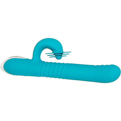 The Show Stopper Teal Vibrator by Evolved
