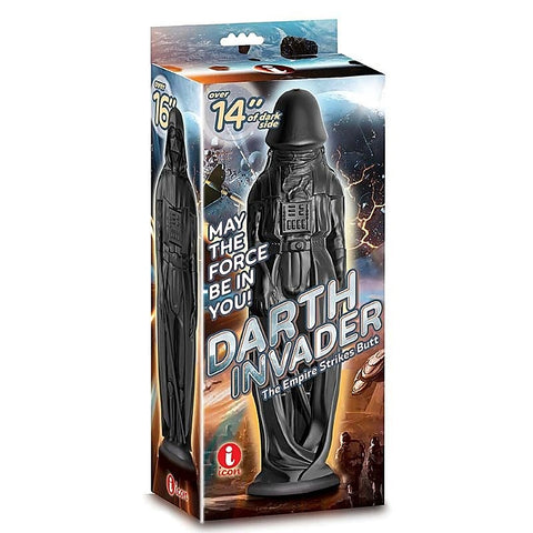 Darth Invader Black 14-Inch Dong by Icon Brands