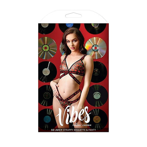 Vibes So Juicy Bralette & Panty Set by Fantasy Lingerie