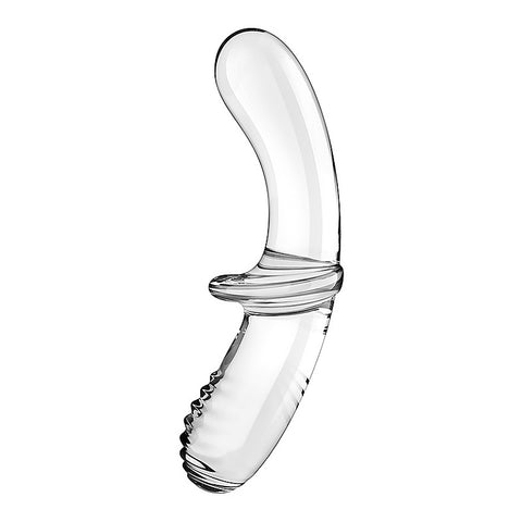 Double Crystal Anal and Vaginal Glass Dildo by Satisfyer