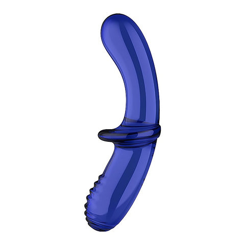 Double Crystal Anal and Vaginal Glass Dildo by Satisfyer