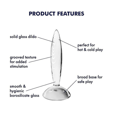 Sparkling Crystal Glass Butt Plug by Satisfyer