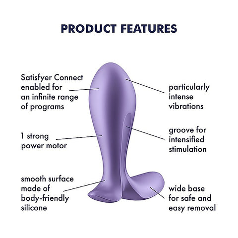Intensity App Control Anal Pleasure Plug by Satisfyer