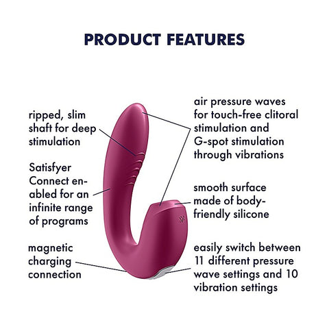 Sunray App Control G Spot and Clitoral Vibrator by Satisfyer