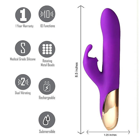 Maia Karlin Rechargeable Rabbit Vibe by Maia Toys