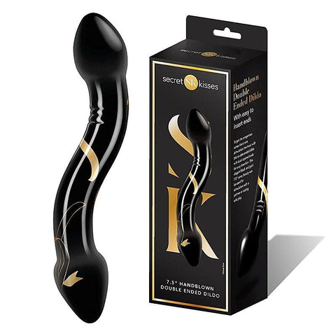 Secret Kisses Handblown Double Ended Dildo by Xgen Products