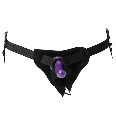 S&M Strap-On & Silicone Dildo Set by Sportsheets