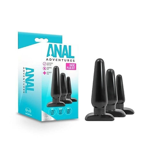 Anal Adventures Basic Plug Set by Blush Novelties