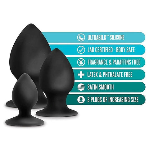 Anal Adventures Platinum Pleasure Plug Set