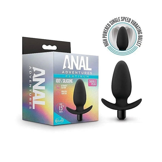 Anal Adventures Platinum Saddle Plug by Blush Novelties