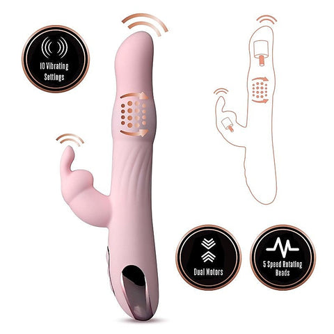 Lush Aurora Dual-Function Rabbit Vibrator by Blush Novelties