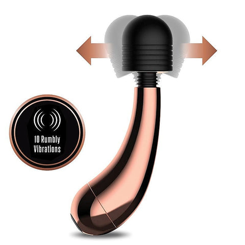 Lush Callie Compact USB Rechargeable Wand by Blush Novelties