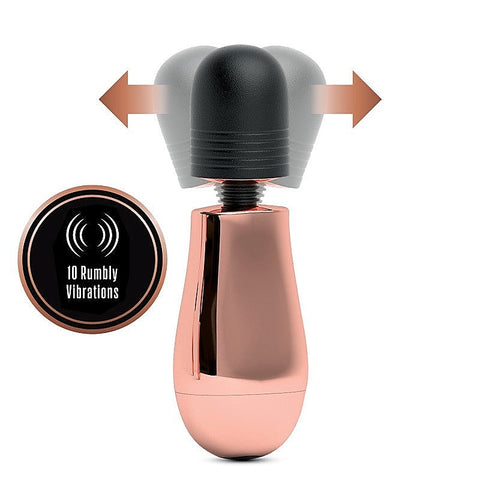 Lush Cora Rose Gold Mini Wand by Blush Novelties