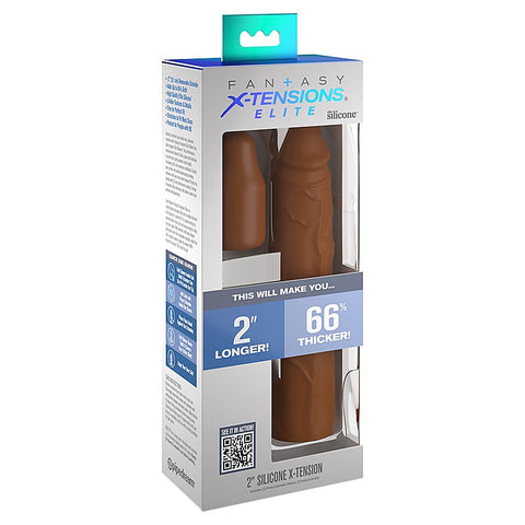 Fantasy X-Tensions Elite 2 Inch Silicone Cock Extension