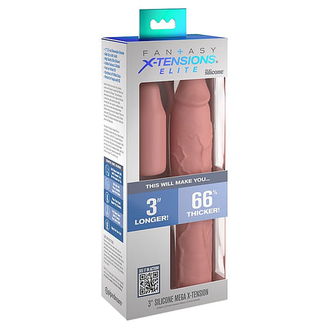 Fantasy X-Tensions Elite 3 Inch Silicone Penis Extension