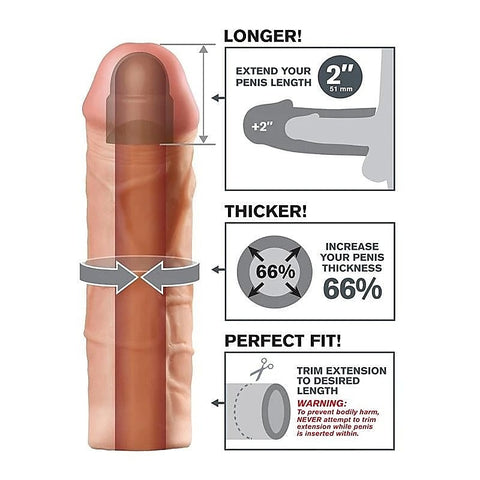 Fantasy X-Tensions Mega 2 Inch Penis Extension