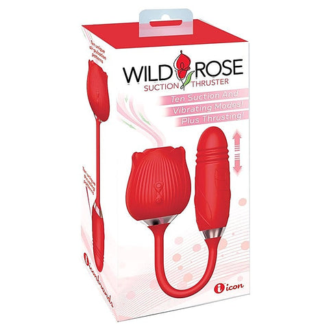 Wild Rose Suction Thruster Air Pulse Vibe by Icon Brands