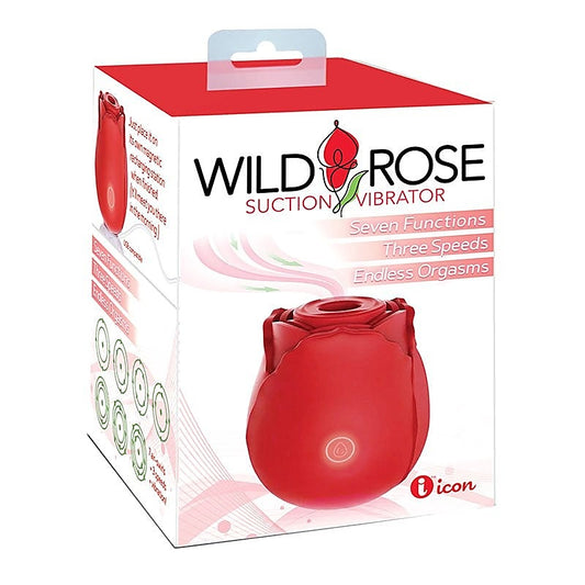 Wild Rose Suction Vibrator by Icon Brands