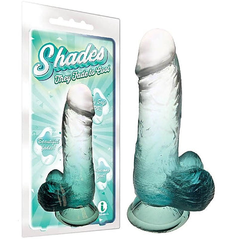 Shades 6 Inch Jelly TPR Dong by Icon Brands