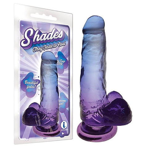 Shades 7 Inch Jelly TPR Dong by Icon Brands