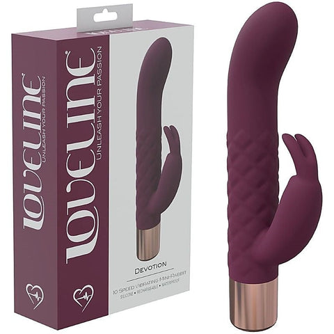 Loveline Devotion Mini Rabbit Vibrator by Shots Toys