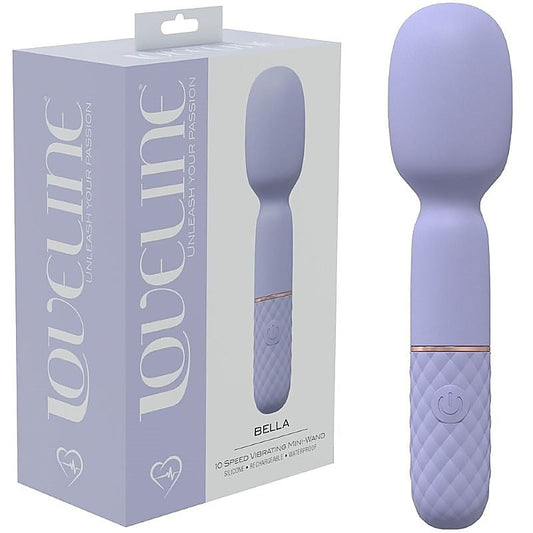 Loveline Bella Mini Wand Vibrator by Shots Toys
