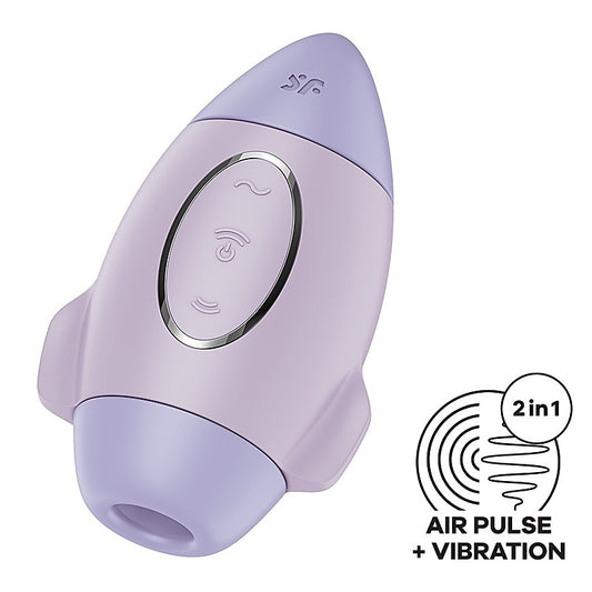 Mission Control Double Air Pulse Clitoral Vibrator