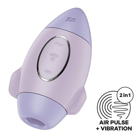 Mission Control Double Air Pulse Clitoral Vibrator