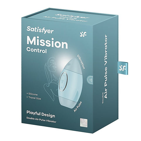 Mission Control Double Air Pulse Clitoral Vibrator
