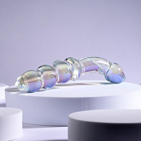 Playboy Pleasure Jewels Double Ended Glass Dildo by Evolved