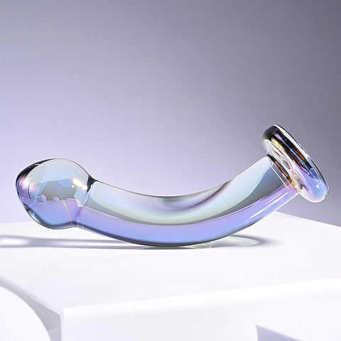 Pleasure Jewels King Multi Play Glass Dildo by Evolved