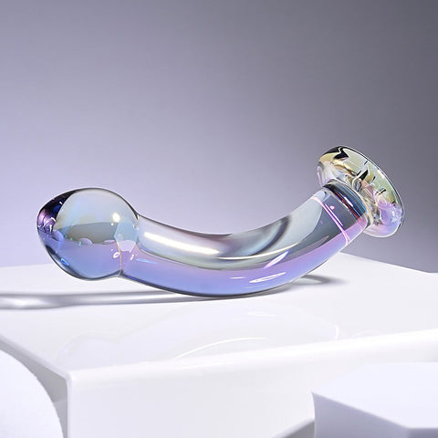 Pleasure Jewels King Multi Play Glass Dildo by Evolved