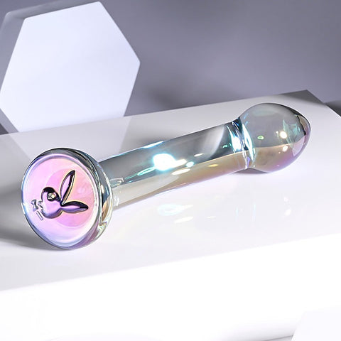 Pleasure Jewels King Multi Play Glass Dildo by Evolved