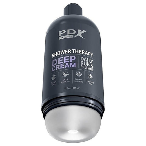 PDX Plus Shower Therapy Deep Cream Masturbator