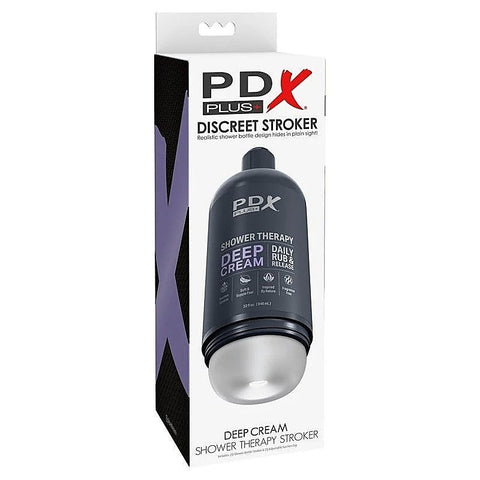 PDX Plus Shower Therapy Deep Cream Masturbator