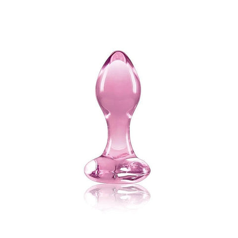 Crystal Heart Glass Butt Plug by NS Novelties