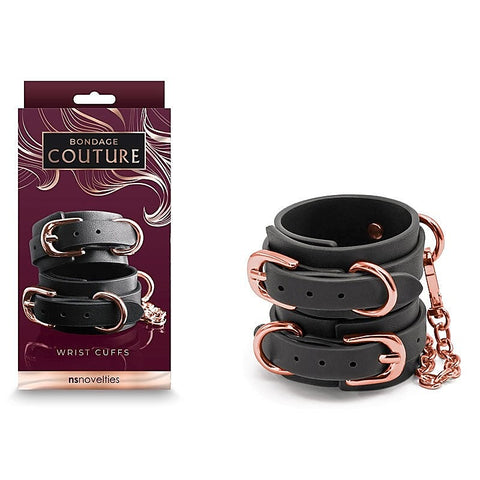 Bondage Couture Wrist Cuffs by NS Novelties