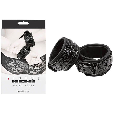 Sinful Wrist Cuffs by NS Novelties
