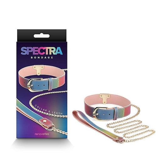 Spectra Bondage Collar & Leash by NS Novelties